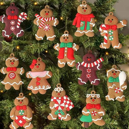 Christmas gingerbread man pendant