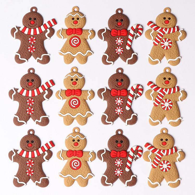 Christmas gingerbread man pendant