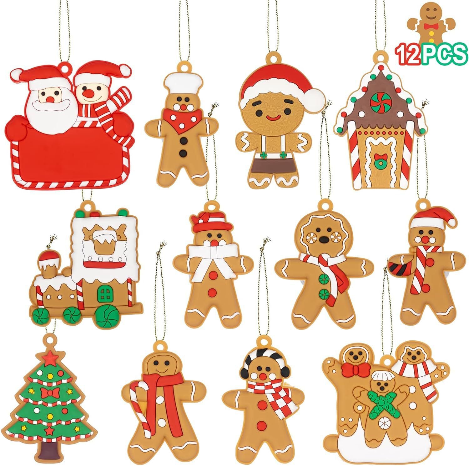 Christmas gingerbread man pendant