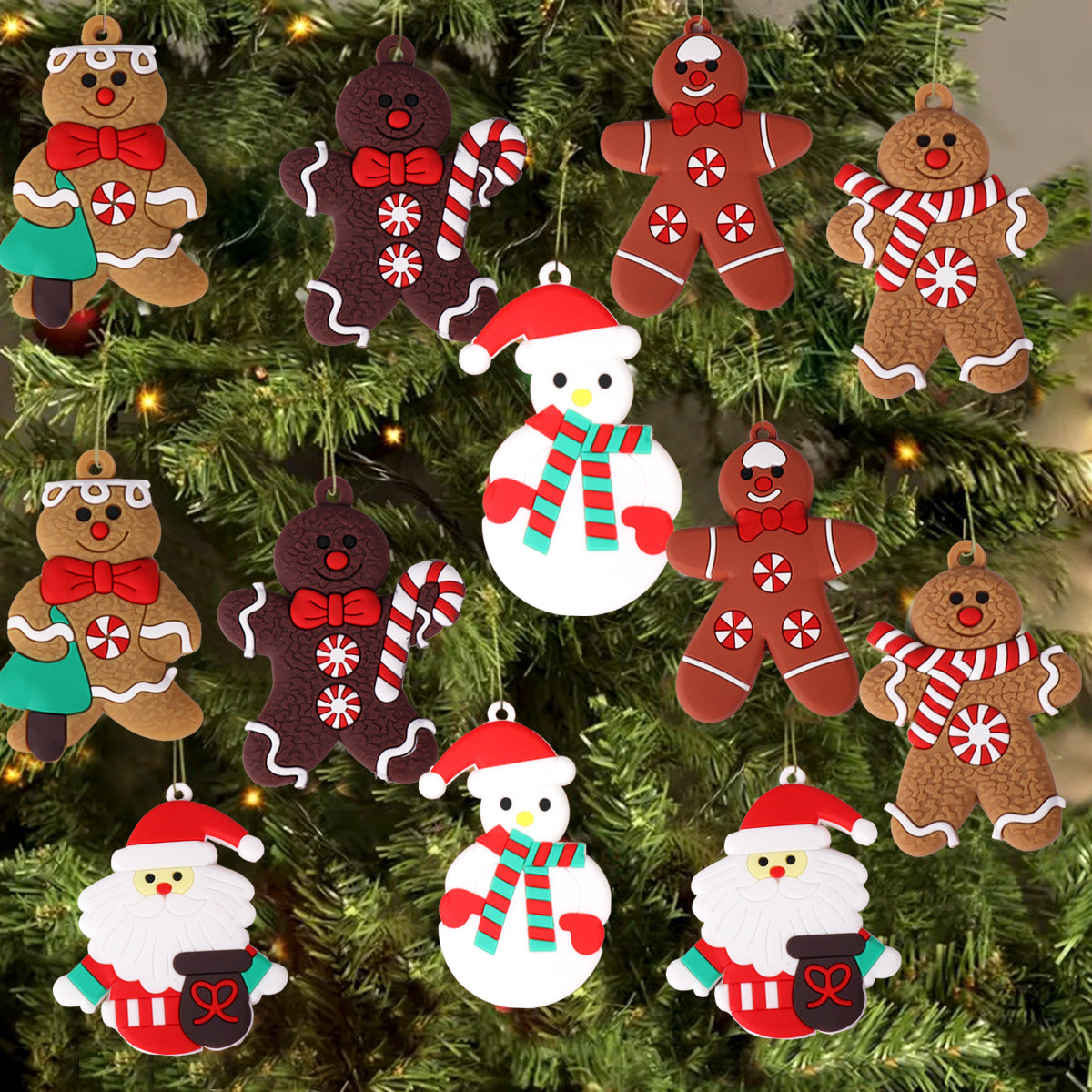 Christmas gingerbread man pendant