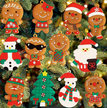 Christmas gingerbread man pendant