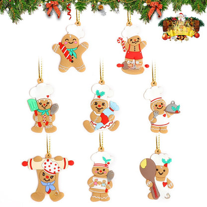 Christmas gingerbread man pendant