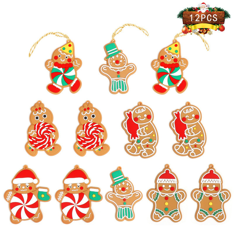 Christmas gingerbread man pendant