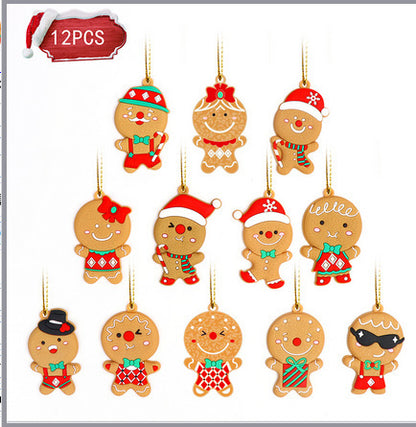 Christmas gingerbread man pendant