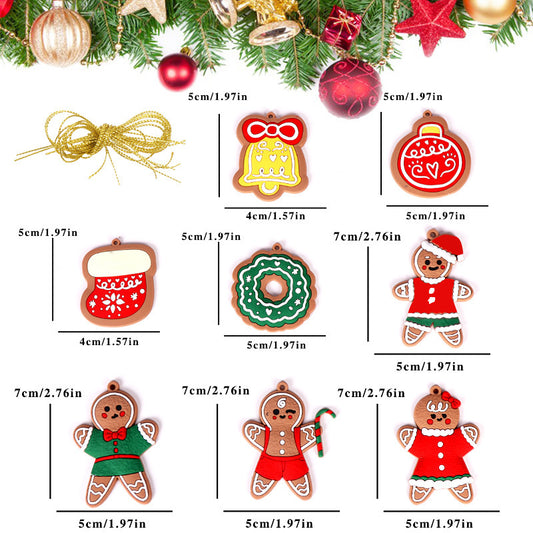 Christmas gingerbread man pendant