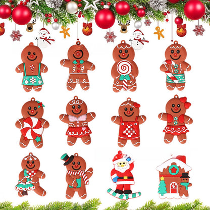 Christmas gingerbread man pendant