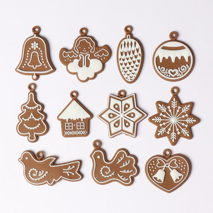 Christmas gingerbread man pendant