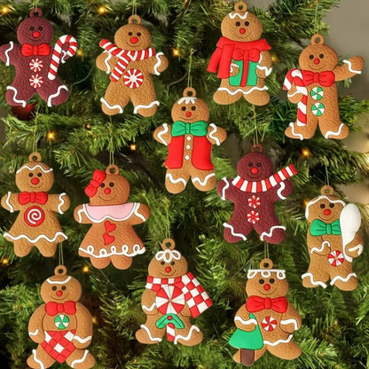 Christmas gingerbread man pendant