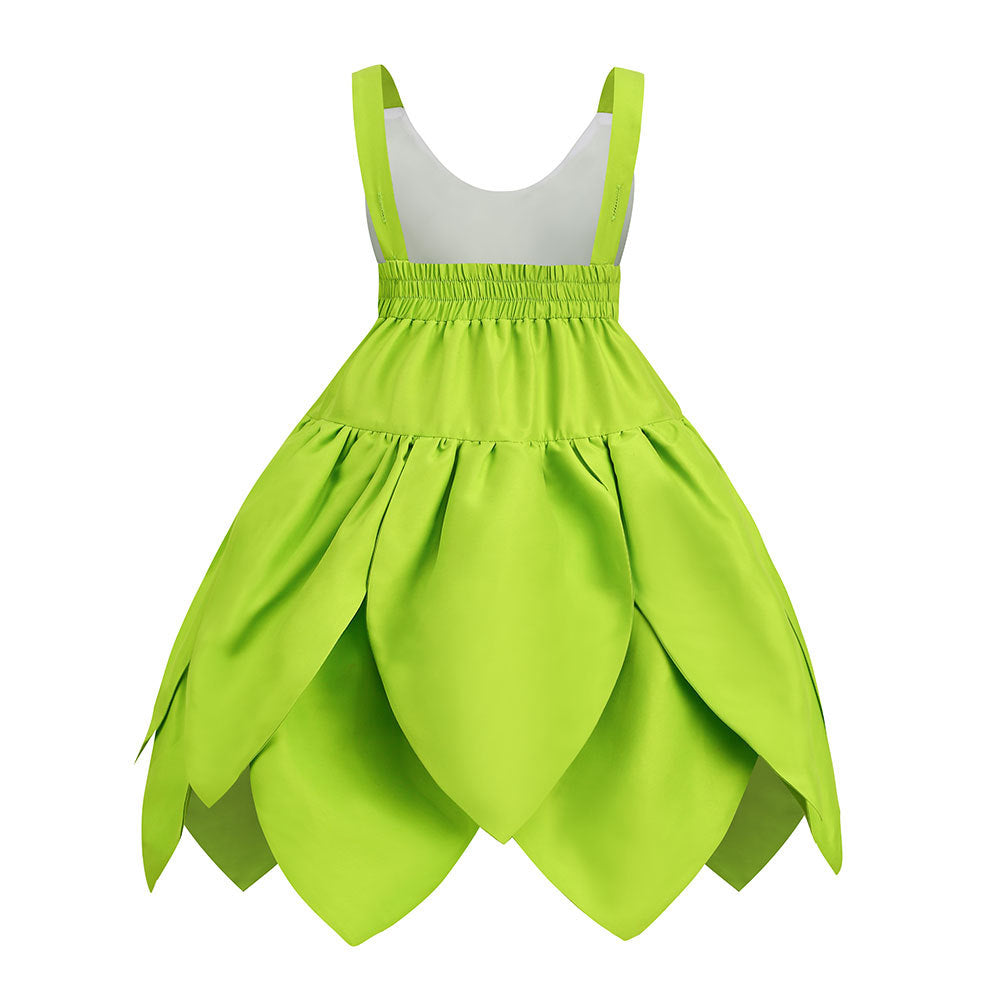 Christmas Green Elf Elf Elsa Wonderful Fairy Tinker bell Princess Dress