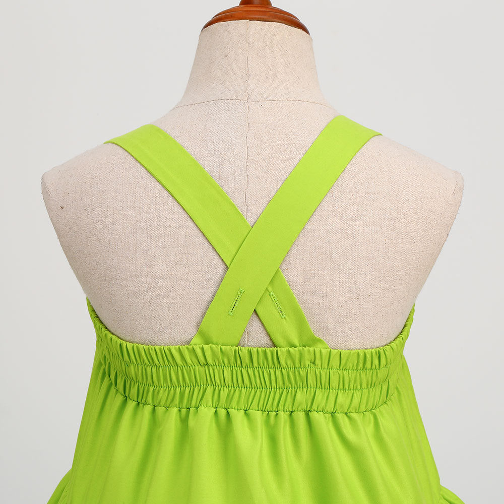 Christmas Green Elf Elf Elsa Wonderful Fairy Tinker bell Princess Dress