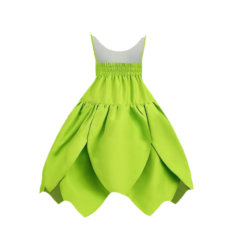 Christmas Green Elf Elf Elsa Wonderful Fairy Tinker bell Princess Dress
