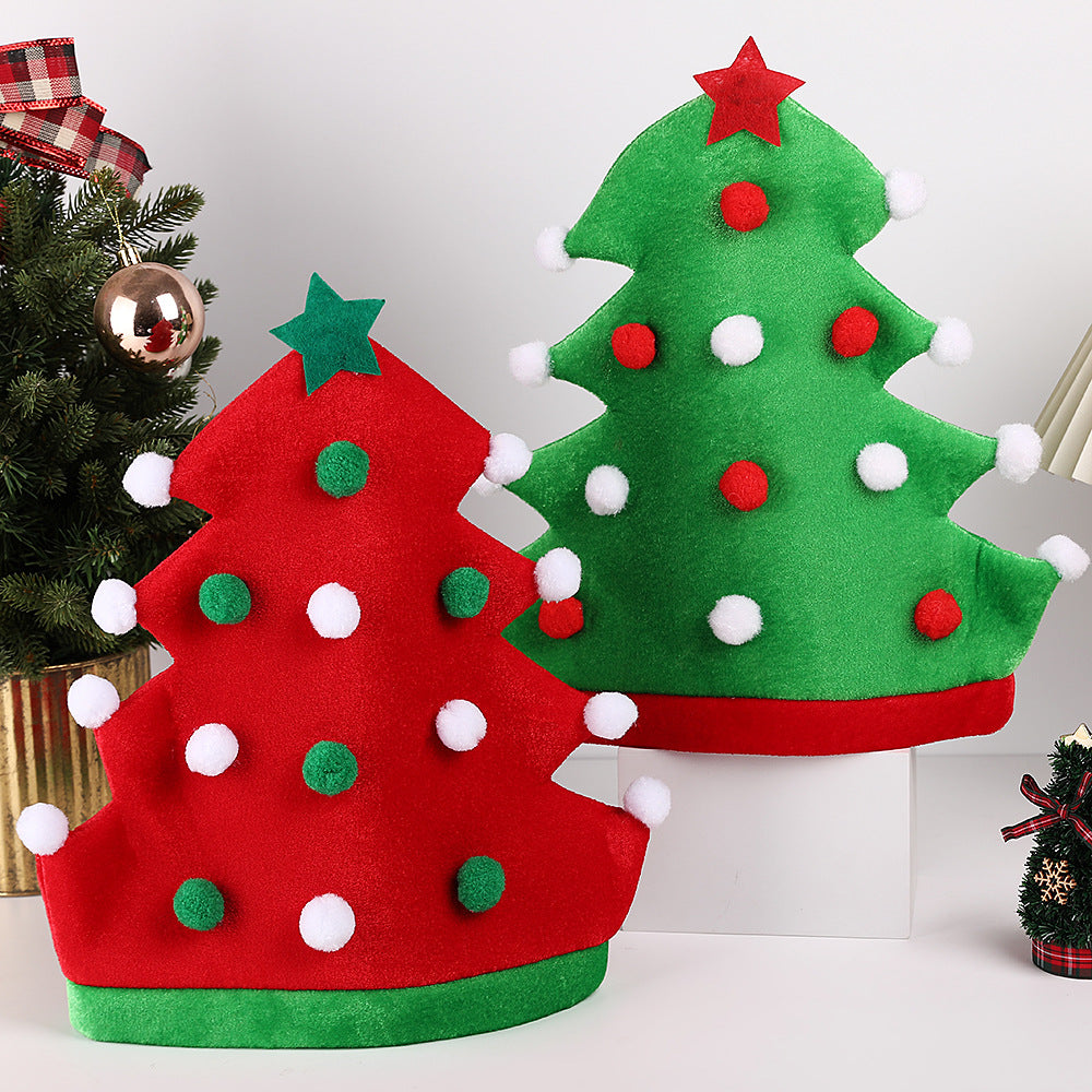 Christmas hat tree hat
