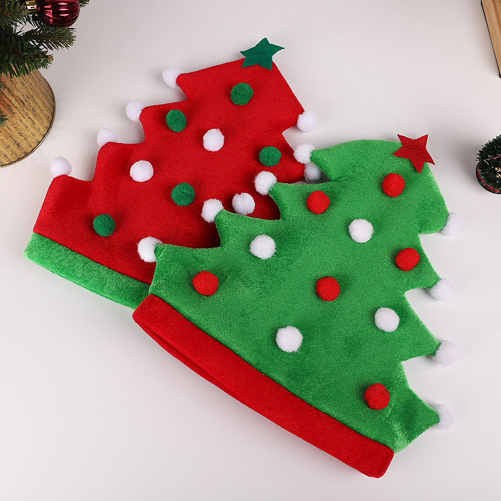 Christmas hat tree hat