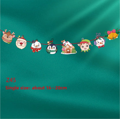 Christmas lace decoration pendant