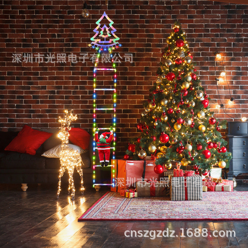 Christmas LED Ladder Light String