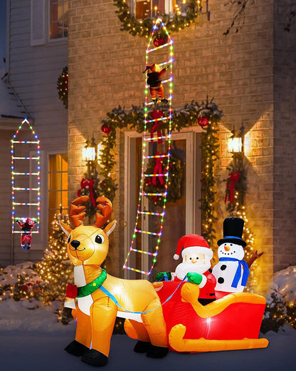 Christmas LED Ladder Light String