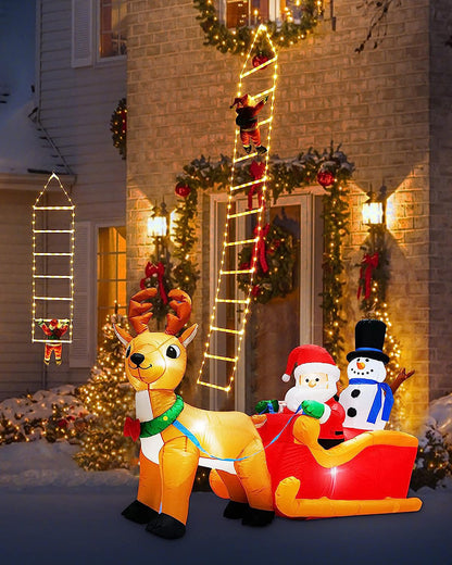 Christmas LED Ladder Light String