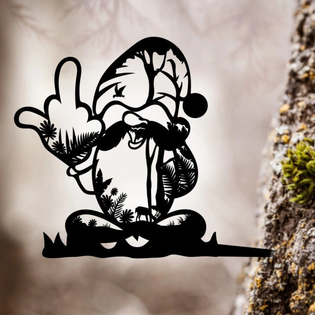Christmas metal animal bear silhouette