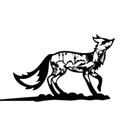 Christmas metal animal bear silhouette