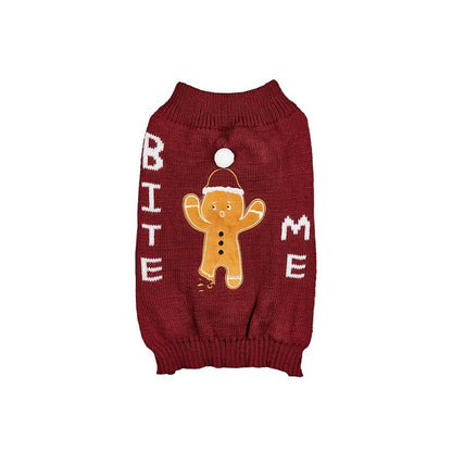 Christmas Pet Sweater with Festive Designs