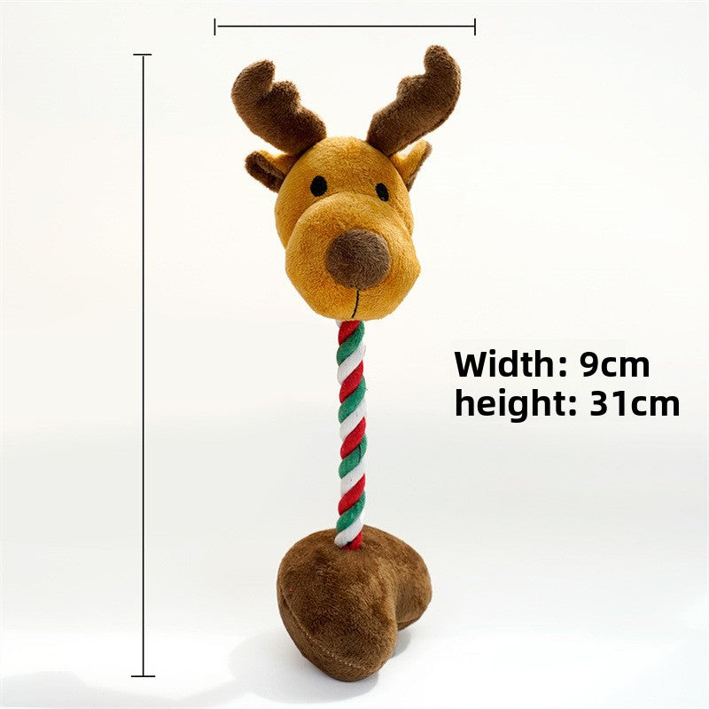 Christmas Plush Pet Toy with Sound