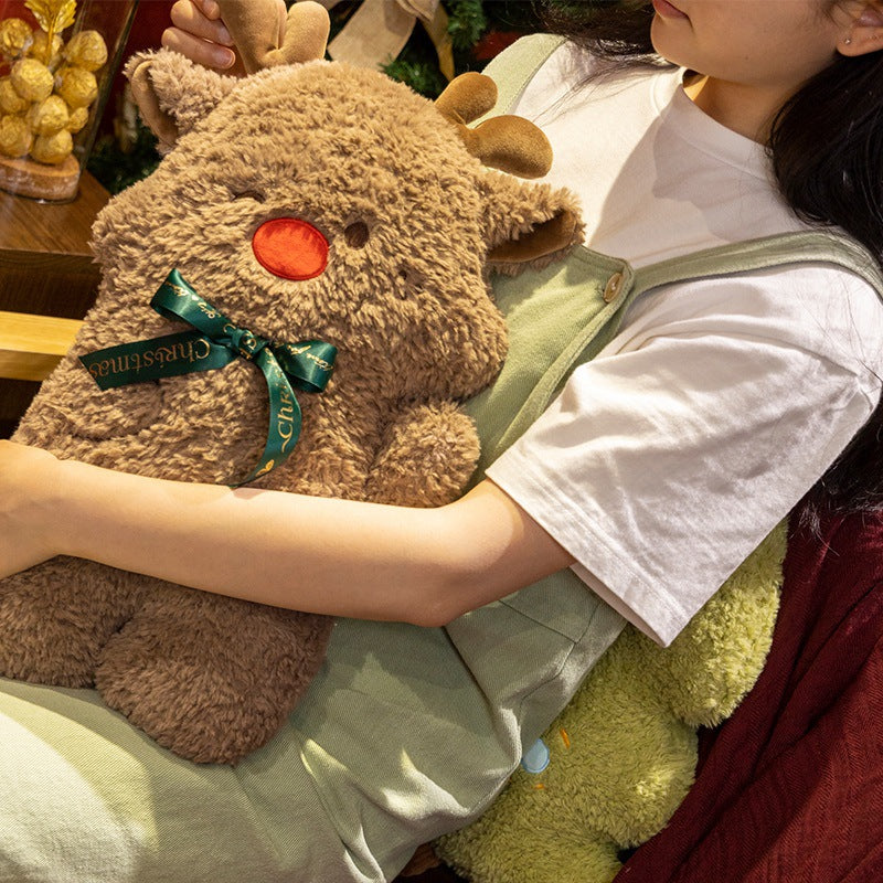 Christmas plush throw pillow