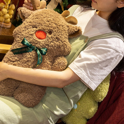Christmas plush throw pillow