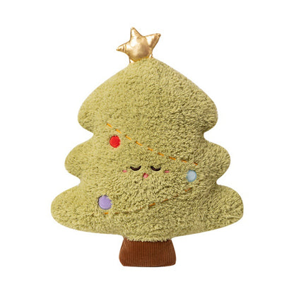 Christmas plush throw pillow
