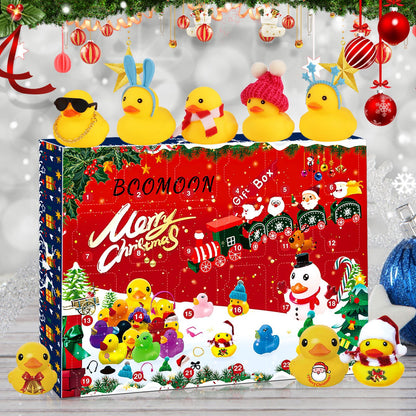 Christmas Rubber Duck Toy Advent Calendar