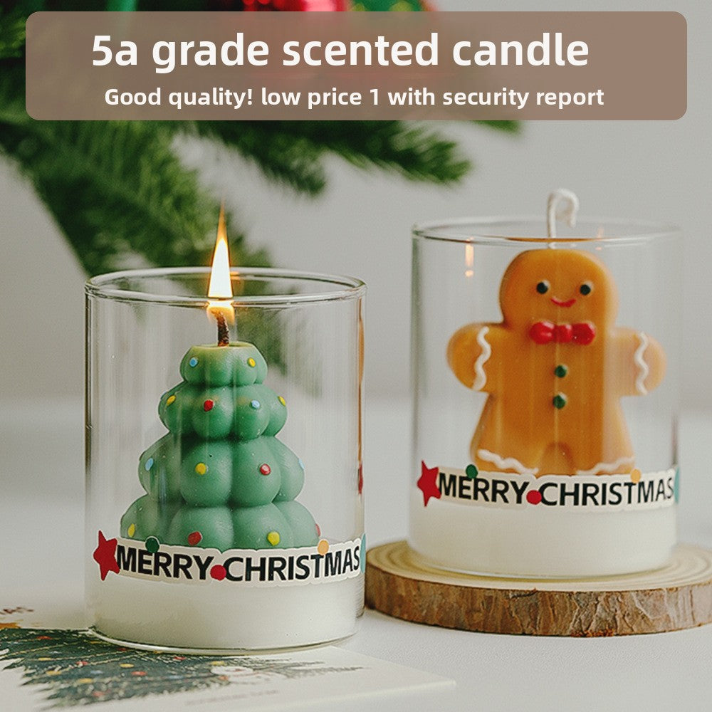 Christmas Scented Candles in Festive Shapes
