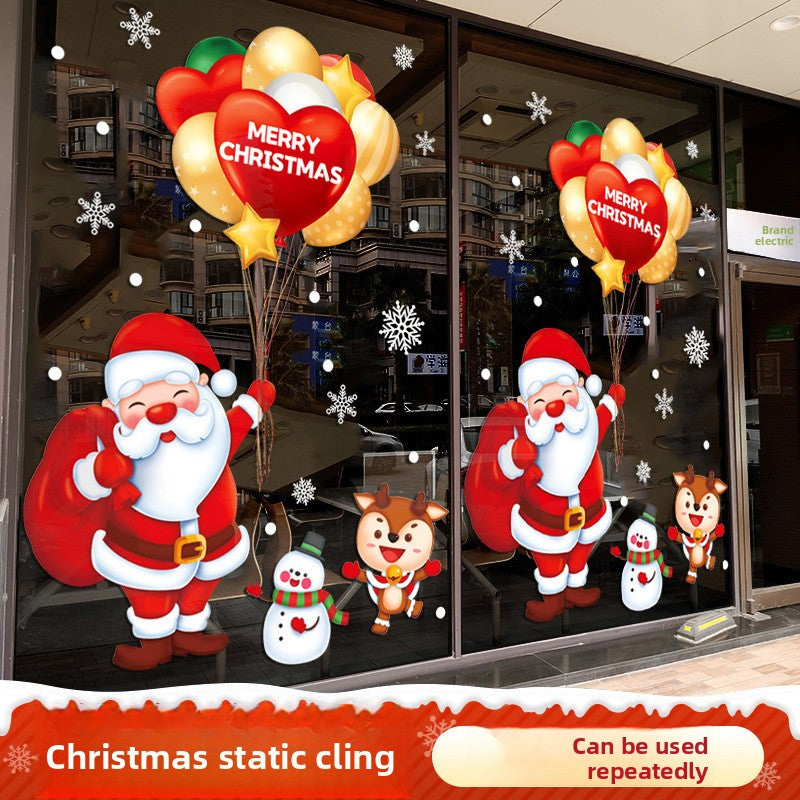 Christmas static stickers