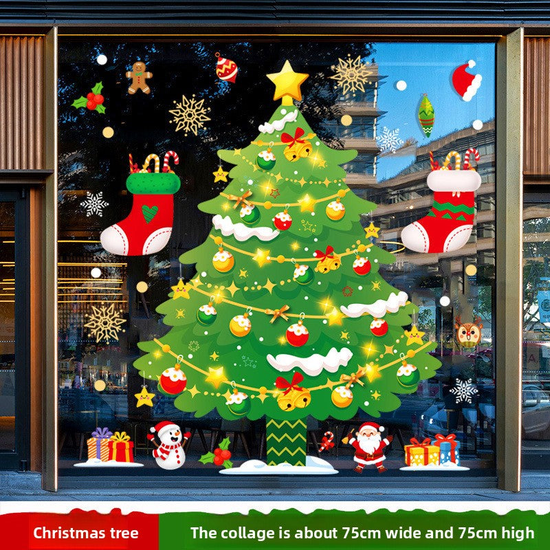 Christmas static stickers