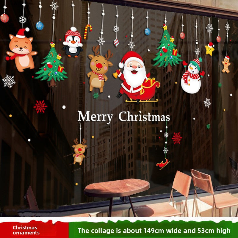 Christmas static stickers