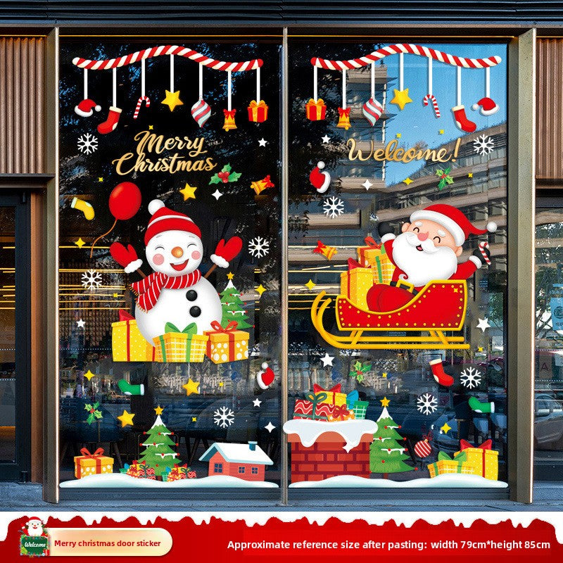 Christmas static stickers