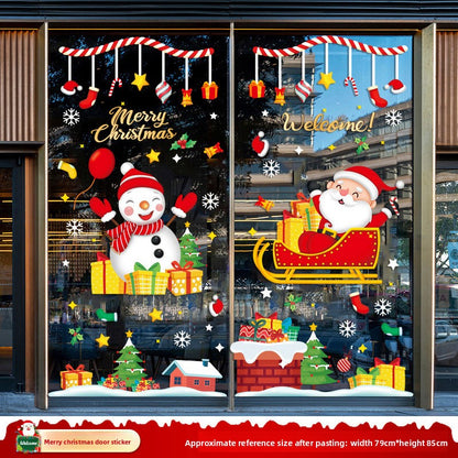 Christmas static stickers