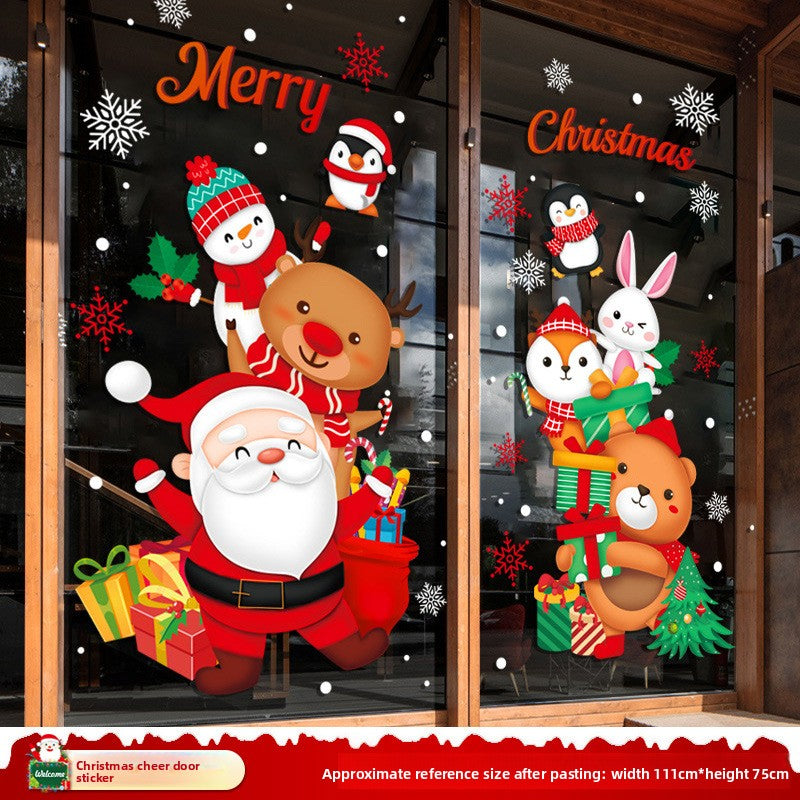 Christmas static stickers