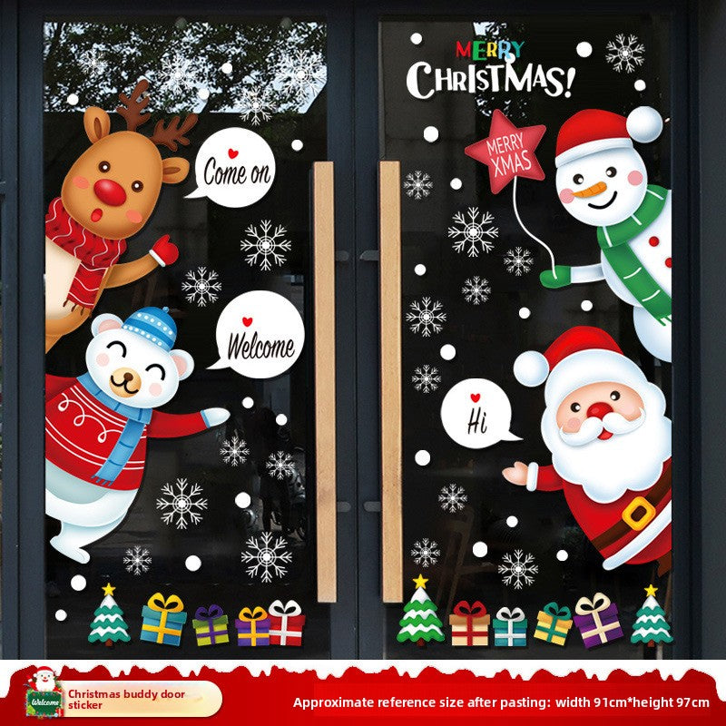 Christmas static stickers