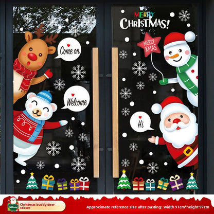 Christmas static stickers