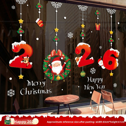 Christmas static stickers