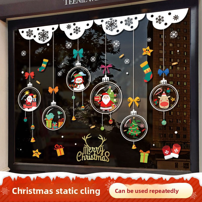 Christmas static stickers