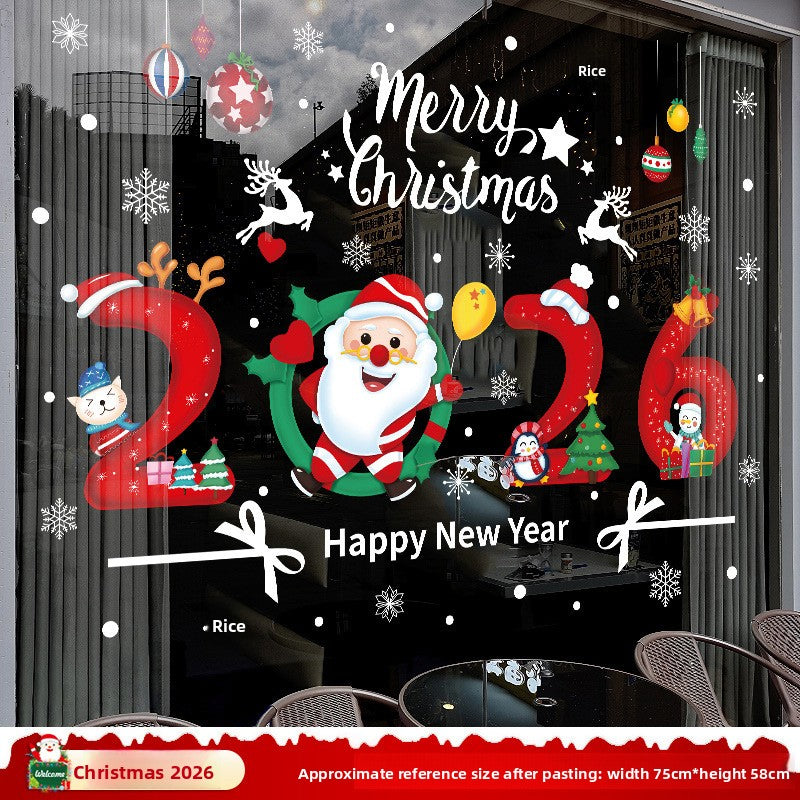 Christmas static stickers