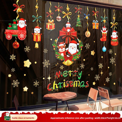 Christmas static stickers