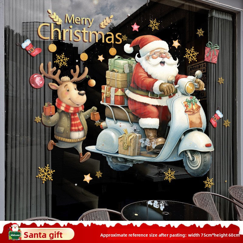 Christmas static stickers