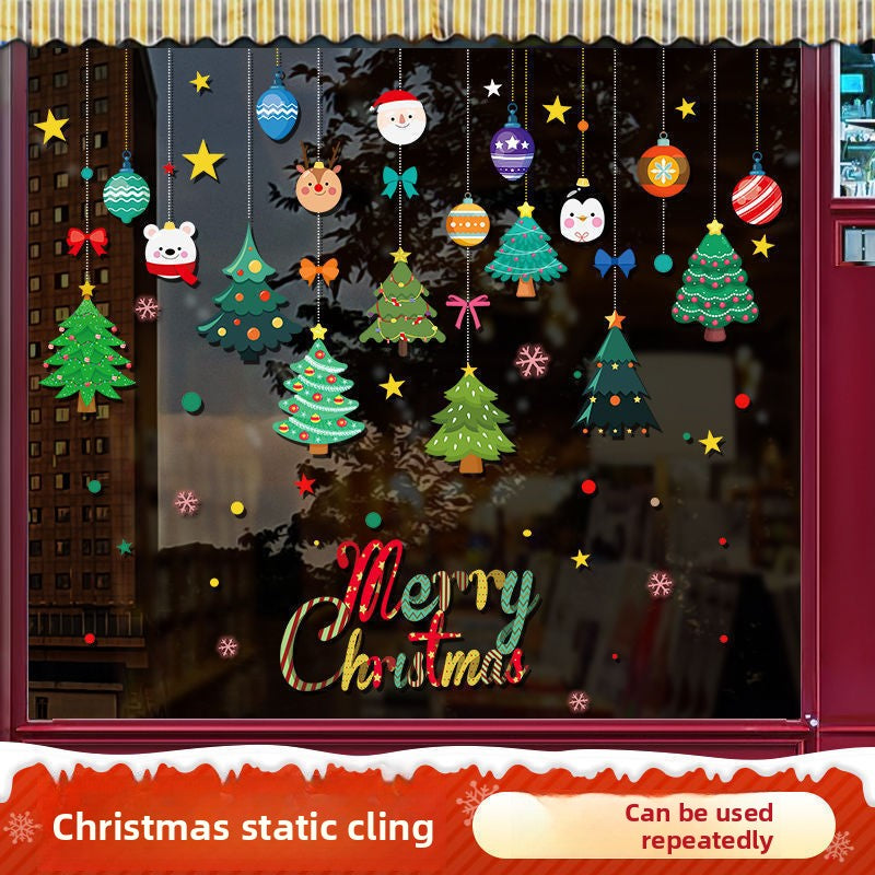 Christmas static stickers