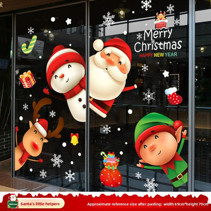 Christmas static stickers