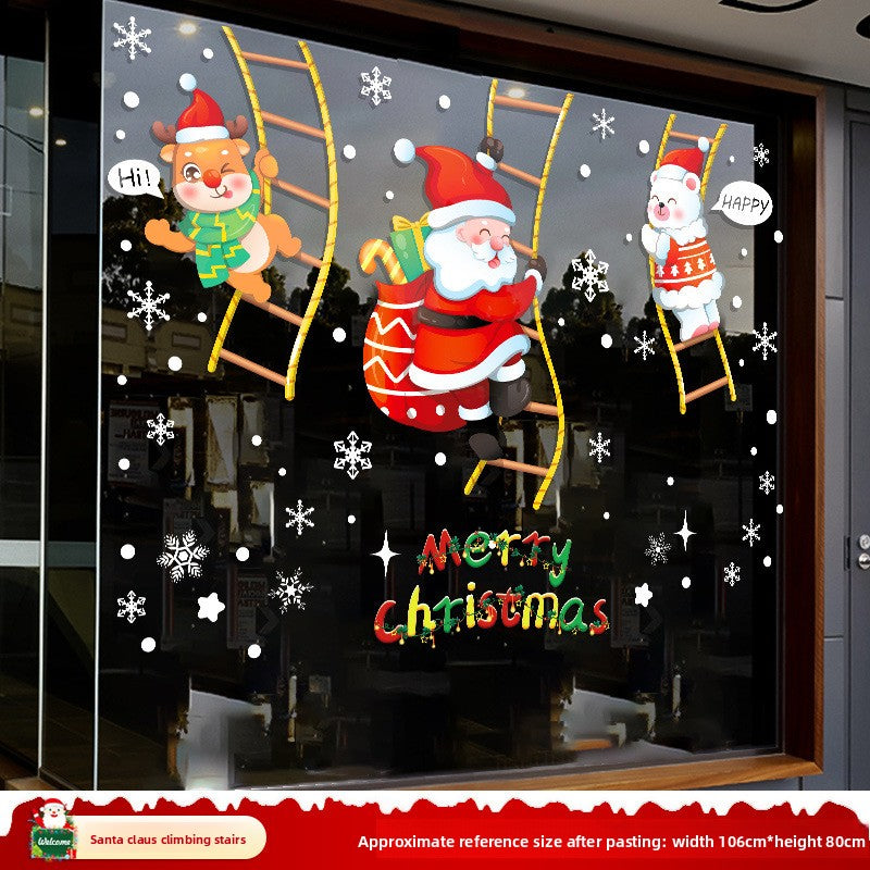 Christmas static stickers