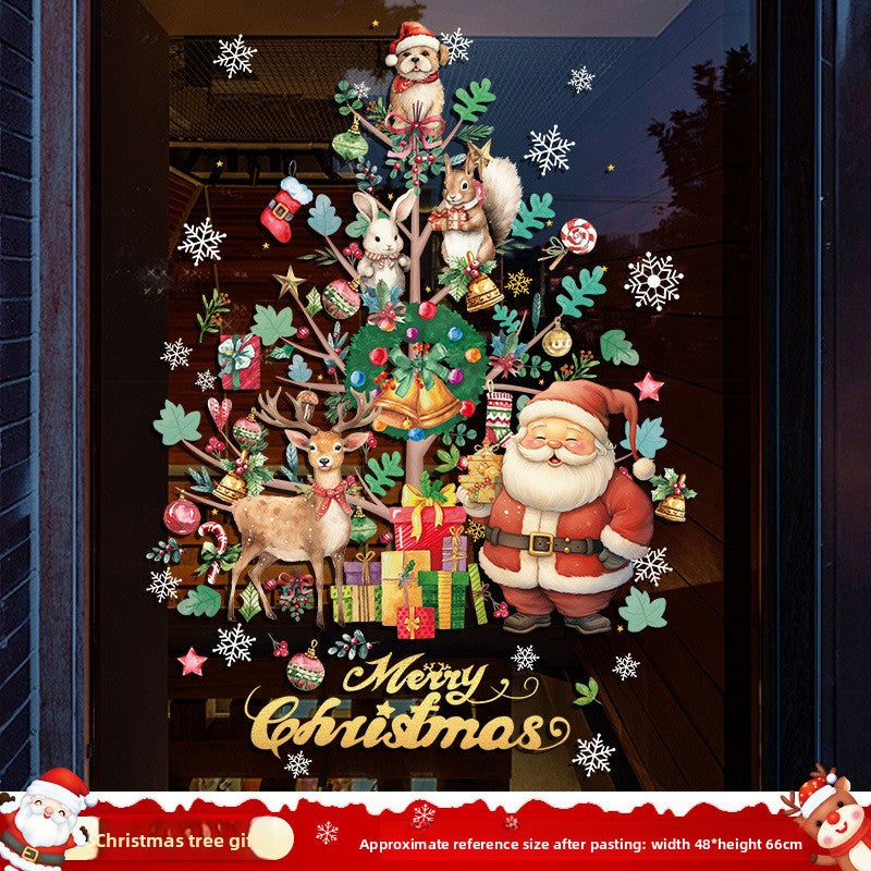 Christmas static stickers