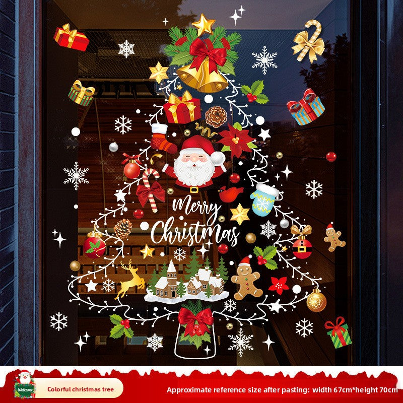 Christmas static stickers