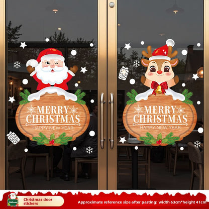 Christmas static stickers