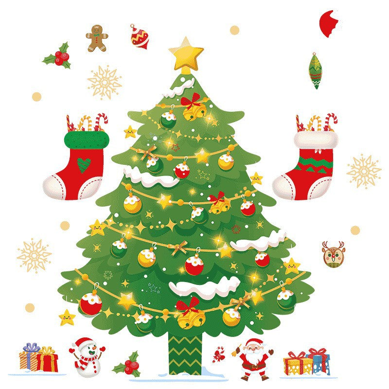 Christmas static stickers